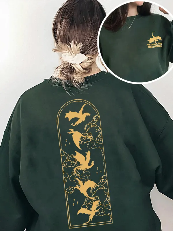 Fourth Wing Sweater, Basgiath War College Sweatshirt - Realyiyishop.com 