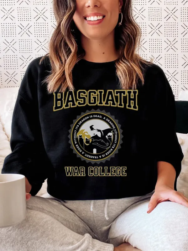 Fourth Wing Basgiath War College Sweatshirt - Realyiyishop.com 