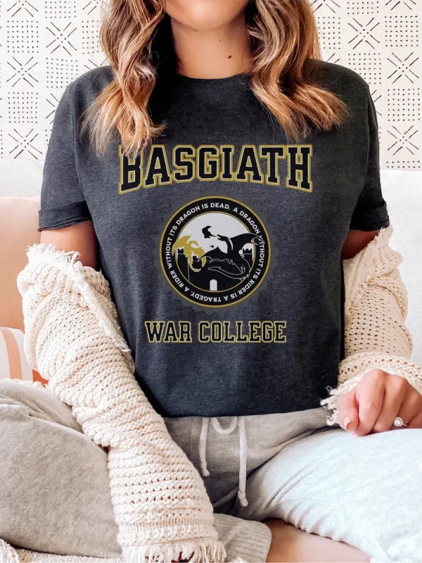 Fourth Wing Shirt Basgiath War College Booktok Shirt - Realyiyi.com 