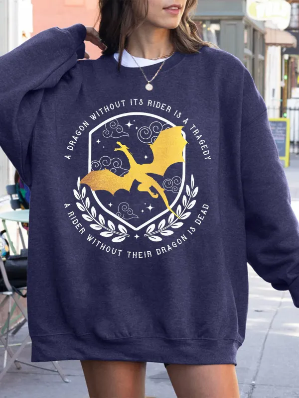 Fourth Wing Basgiath War College Sweatshirt - Realyiyishop.com 