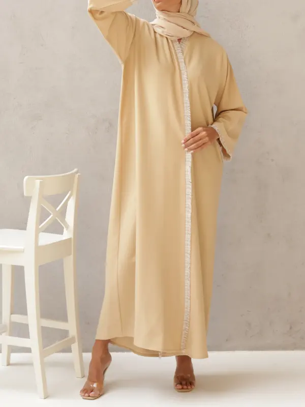 Stylish Barbie Crepe Robe - Anrider.com 