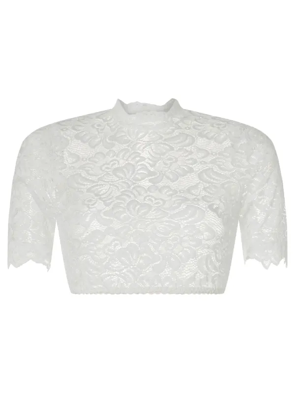 Elegant Lace Short T-shirt - Hoplady.chimpone.com 