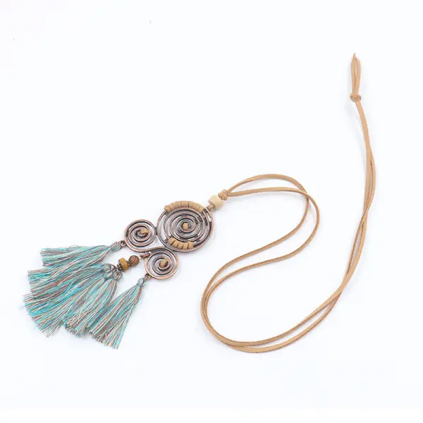 Women's Bohemian Tassel Alloy Necklac - Yiyistories.com 