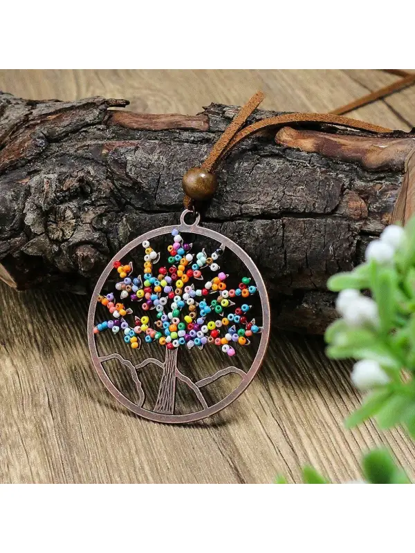 Women's Bohemian Tree Of Life Hollow Necklace - Realyiyi.com 