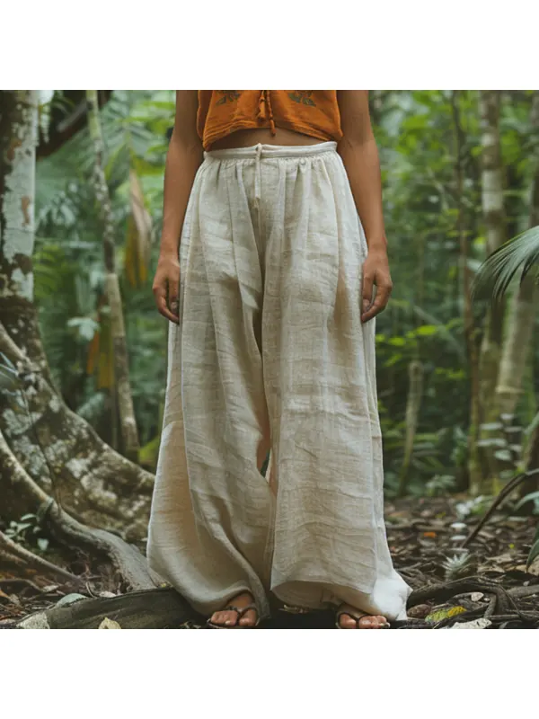 Simple And Comfortable Women's Casual Linen Pants - Hoplady.chimpone.com 