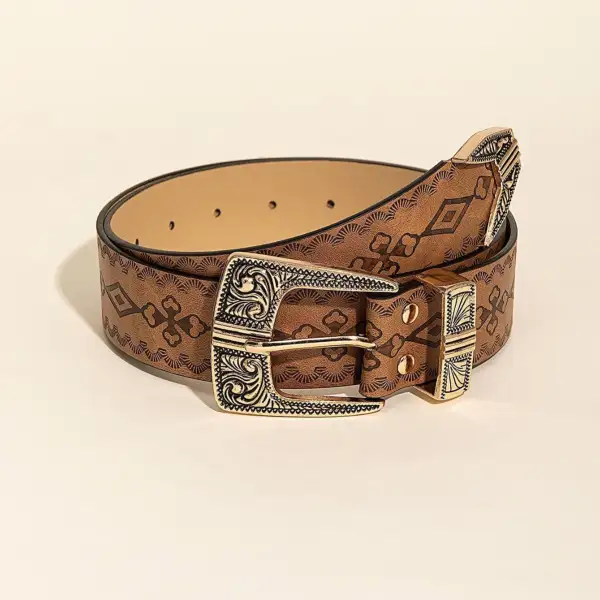 Retro Pattern Women's Belt - Nicheten.com 