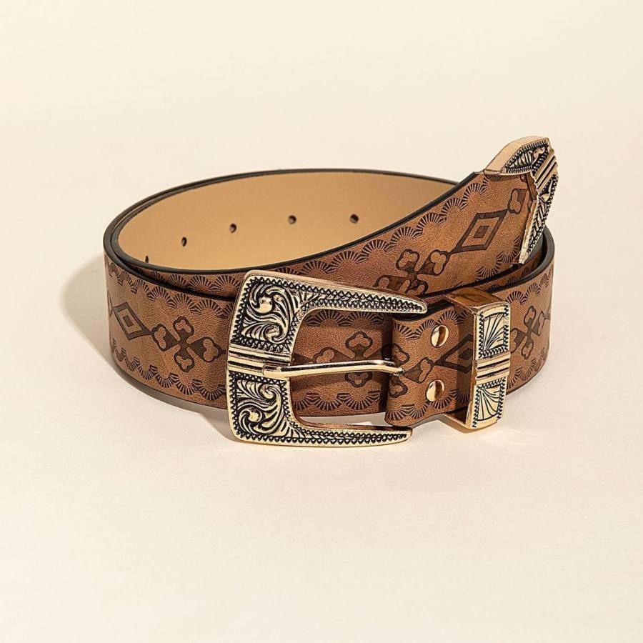 

Retro Pattern Women's Belt