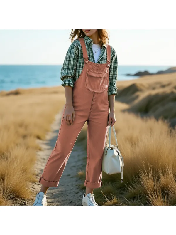 Women's Casual Pocket Loose Overalls - Hoplady.chimpone.com 