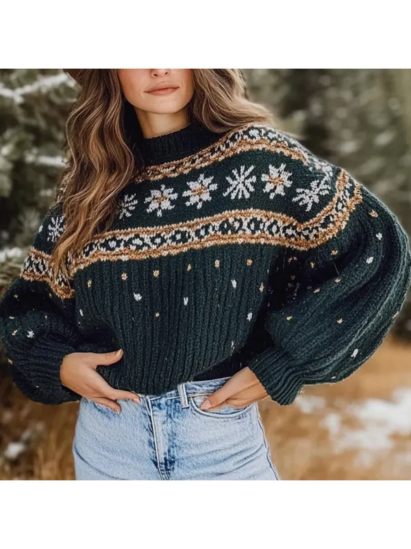 Women's Christmas Oversized Sweater - Cominbuy.com 