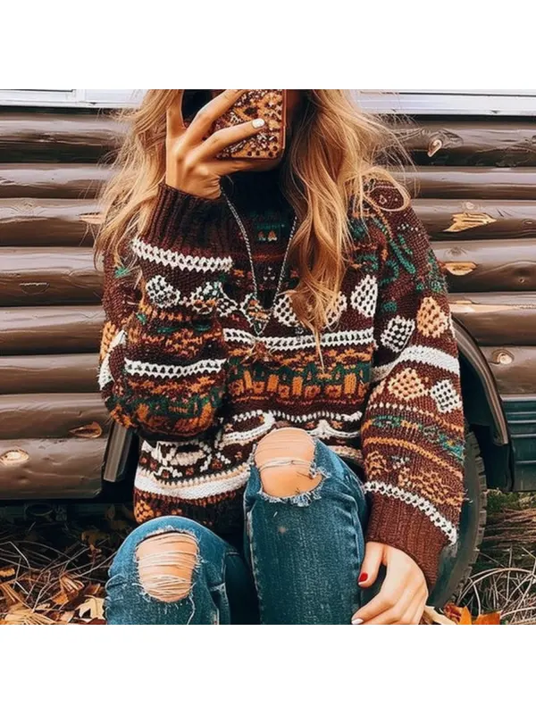 Vintage Outdoor Sweater - Realyiyi.com 