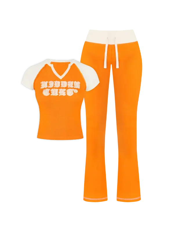 Creamsicle Raglan Set - Viewbena.com 