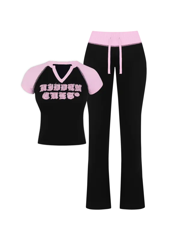 Licorice Raglan Set - Viewbena.com 