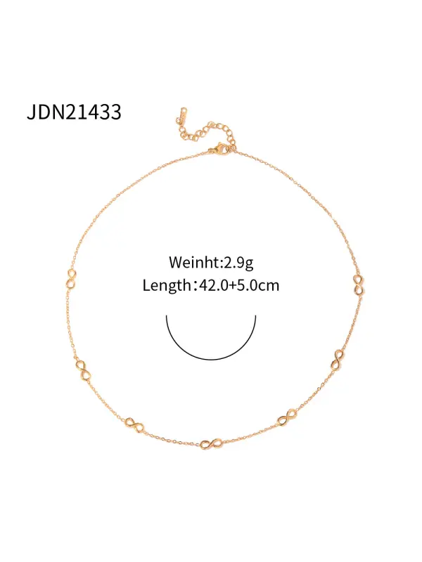 Woman Symbol Fine Necklace Bracelet Set - Cominbuy.com 