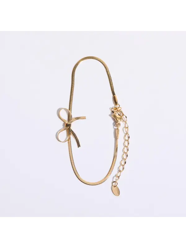 Women's Bow Necklace - Cominbuyshop.com 