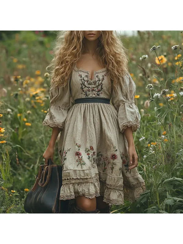 Retro Resort Boho Chic Style Skirt - Viewbena.com 