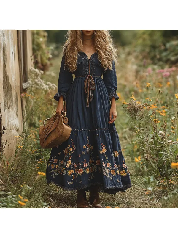 Resort Boho Chic Maxi Dress - Cominbuy.com 