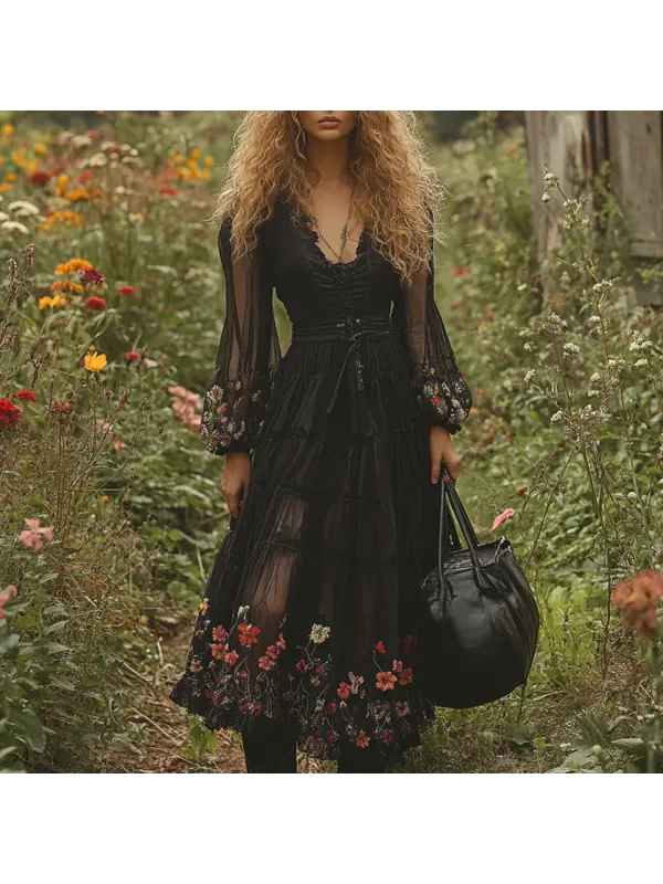 Resort Boho Chic Maxi Dress - Viewbena.com 