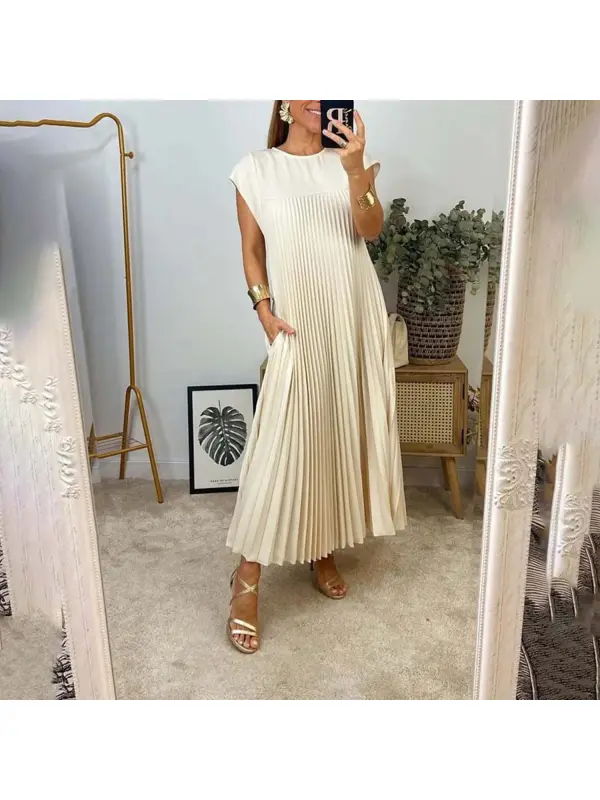 Women's Casual Loose Comfortable Dress - Geocici.com 