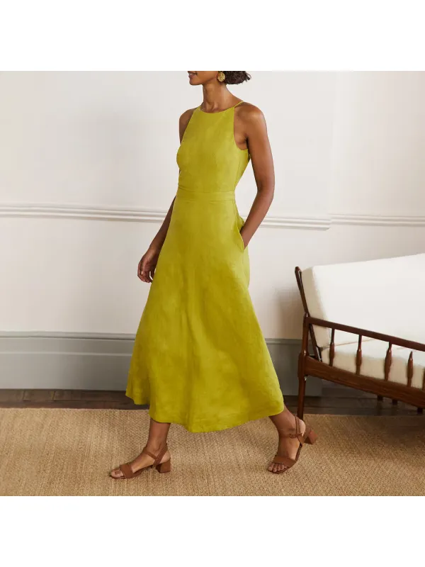 Simple And Stylish Holiday Beach Dress - Geocici.com 