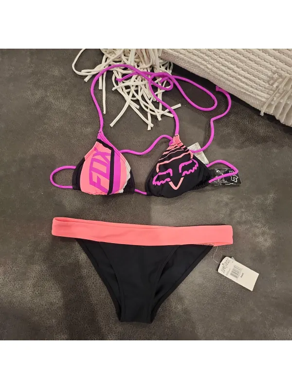 Women's Sexy Racing Printed Kini - Realyiyishop.com 