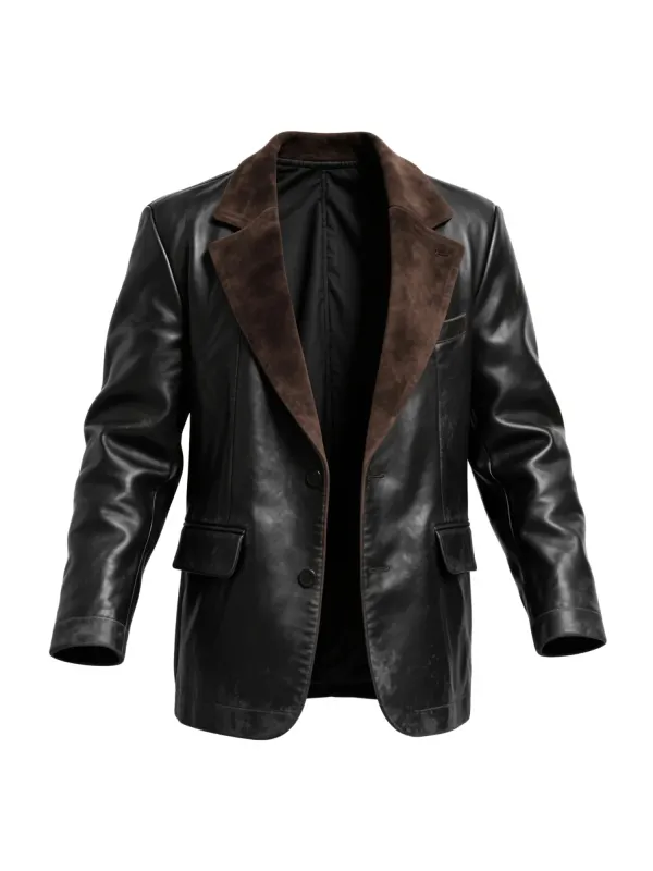 Men's Western Vintage Leather Jacket - Hoplady.chimpone.com 