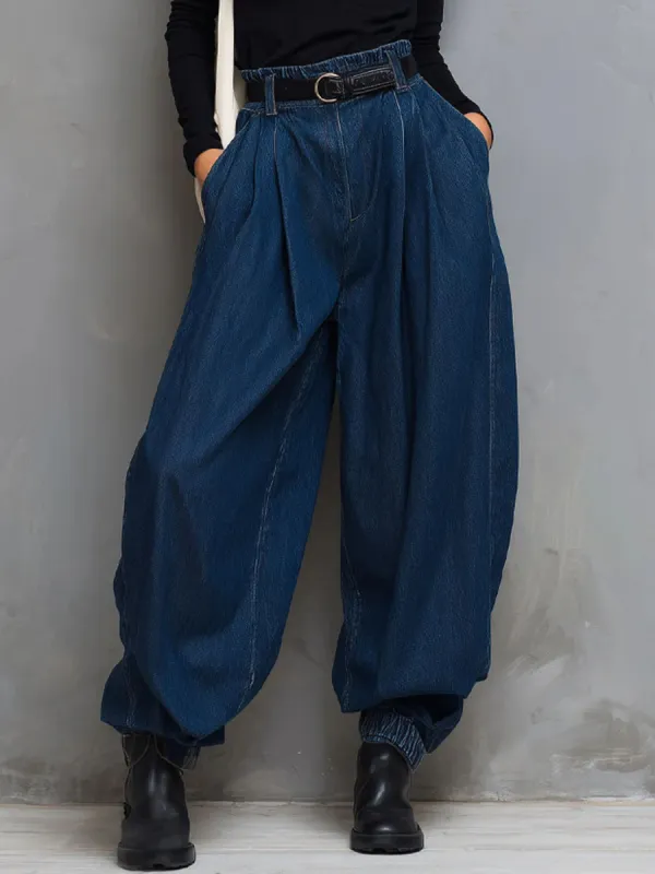 Vintage Loose Elasticated Jeans - Hoplady.chimpone.com 