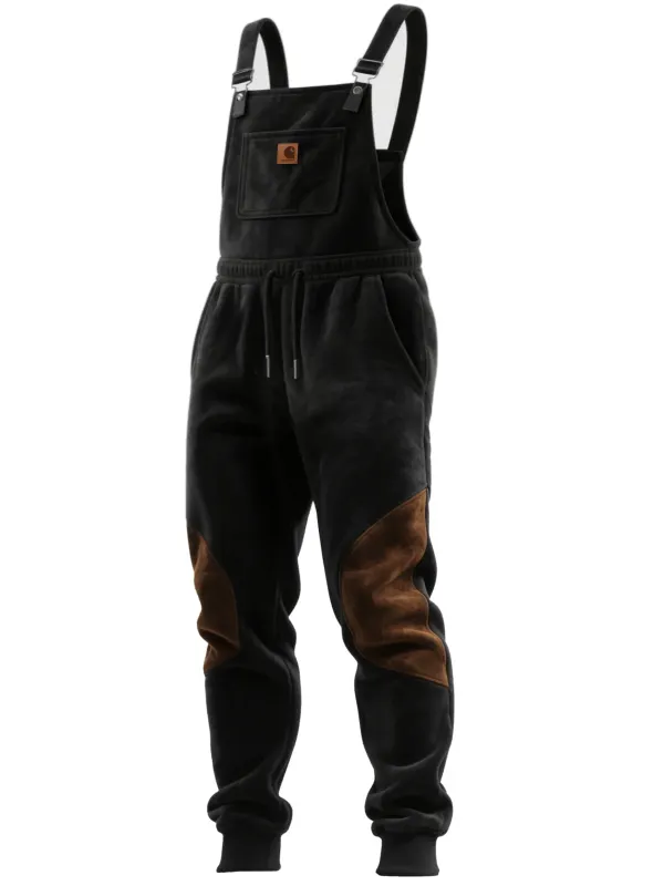 Men's Retro Overalls Jumpsuit Overalls Sweatpants - Wantbright.com 
