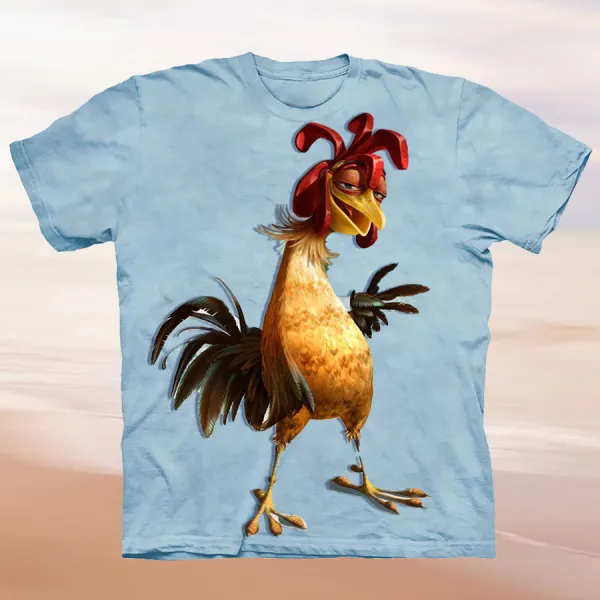 3D Rooster Unisex T-shirt - Ootdyouth.com 