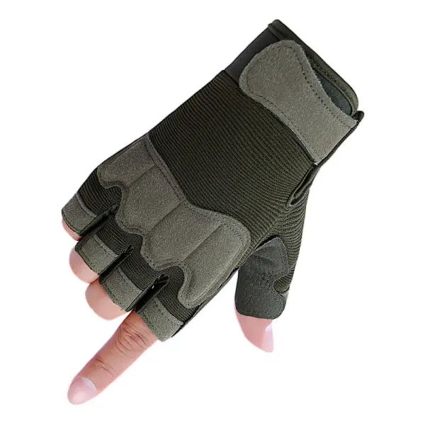 Men's Outdoor Half-finger Tactical Riding Camouflage Gloves Sports Half-finger - Elementnice.com 