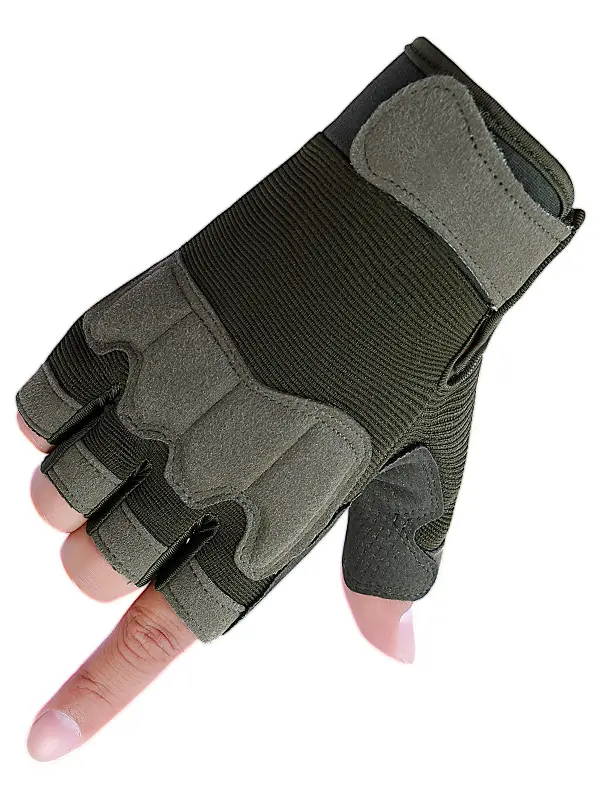 Men's Outdoor Half-finger Tactical Riding Camouflage Gloves Sports Half-finger - Pragmaace.com 