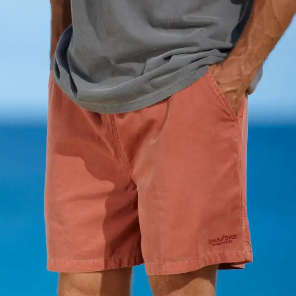 Mens Cotton Twill Shorts - Keymimi.com 