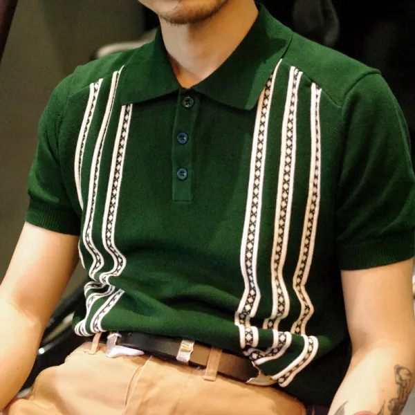 Retro Italian Mafia Style POLO Shirt - Menilyshop.com 