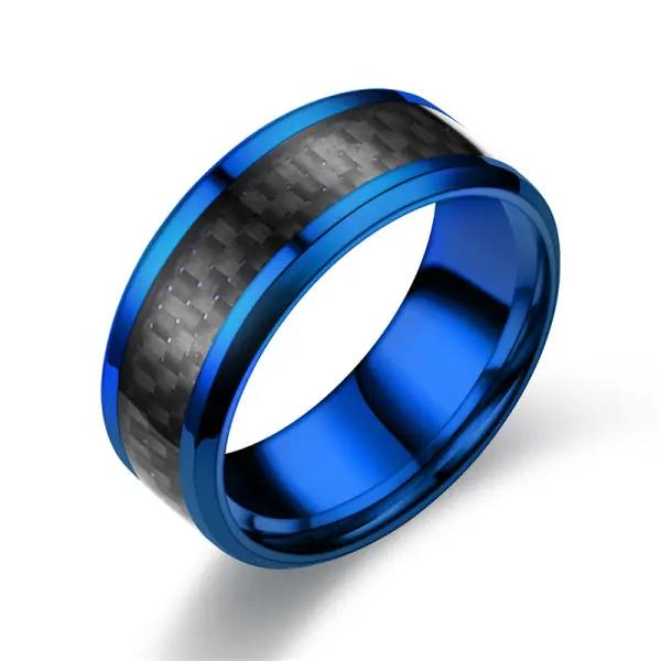 Fashion Carbon Fiber Ring - Keymimi.com 