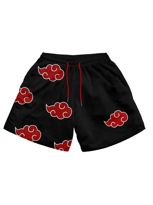 Men's Casual Print Panel Shorts - Sunshinetip.com 