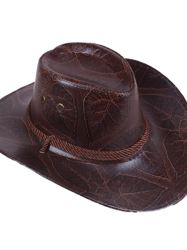 Men's Vintage Western Cowboy Hat - Menwyx.com 