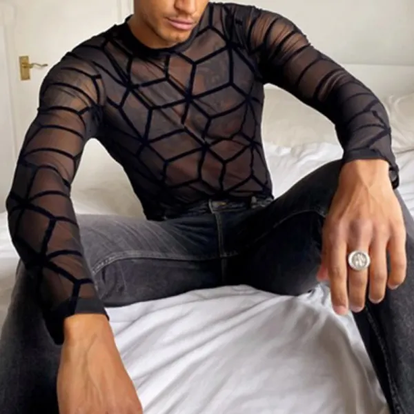 Personality See-through T-shirts - Fineyoyo.com 