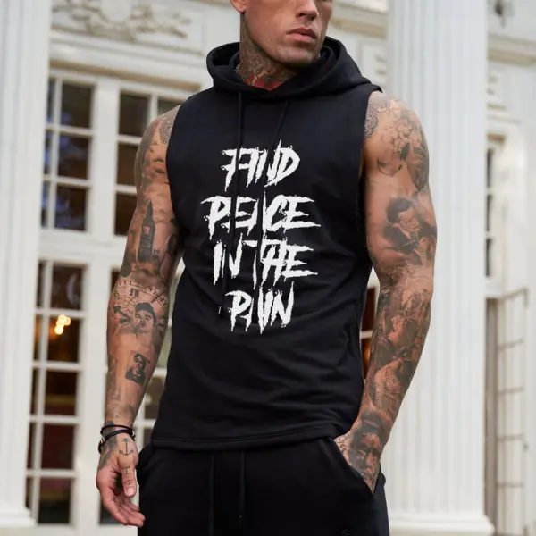 Find Peace In The Pain Sports Sleeveless T-Shirt - Mobilittle.com 