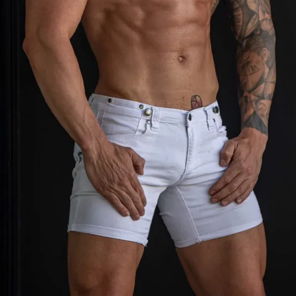 Seamless Solid Fit Shorts - Villagenice.com 