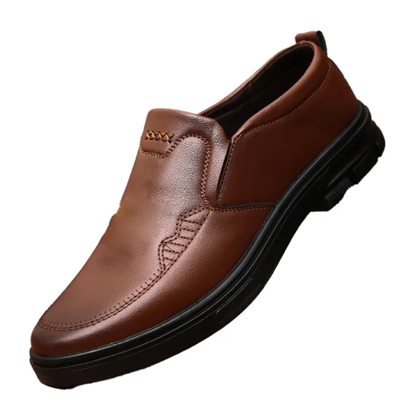 Men's Outdoor Business Casual Leather Shoes - Keymimi.com 