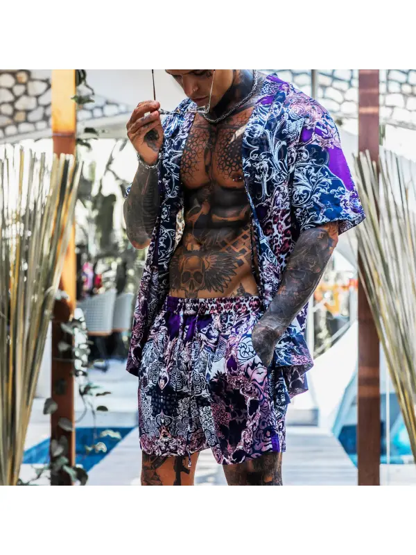 Men's Spring & Summer Holiday Print Set - Anrider.com 