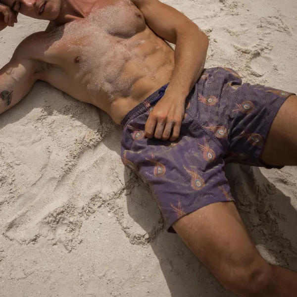 Men's Bohemian Holiday Beach Casual Shorts - Keymimi.com 