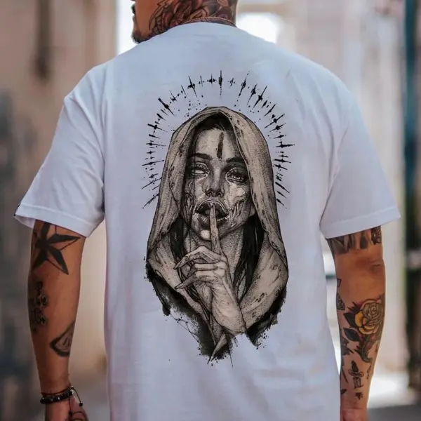 Nun Seduction Printed Men's T-shirt - Jumbochic.com 