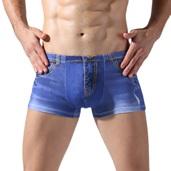 Men's Imitation Denim Underwear - Mobivivi.com 
