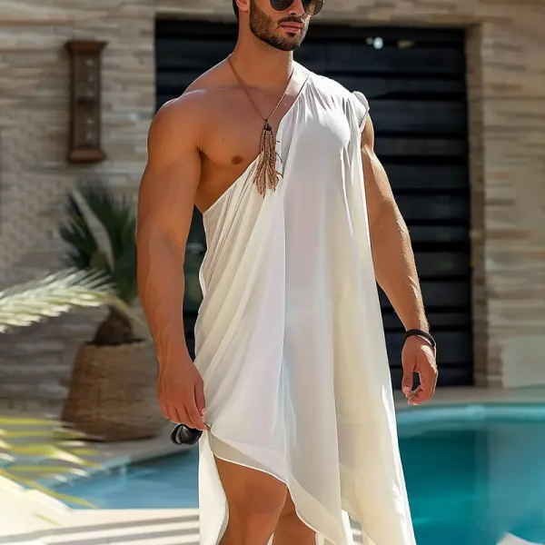 Men's Cropped Designer Style Party Robe Cardigan - Menilyshop.com 