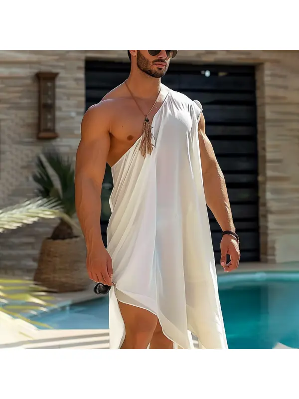 Men's Cropped Designer Style Party Robe Cardigan - Timetomy.com 