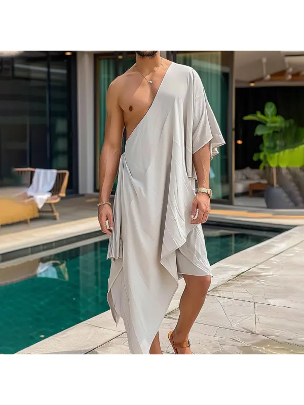 Men's Cropped Designer Style Party Robe Cardigan - Spiretime.com 