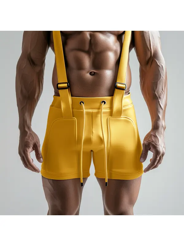 Men's Pocket Strap Tight Shorts - Anrider.com 