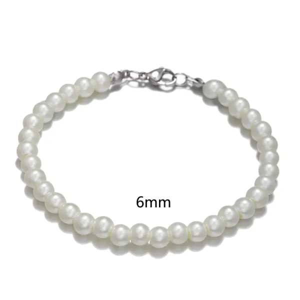 Men's Pearl Bracelet - Keymimi.com 