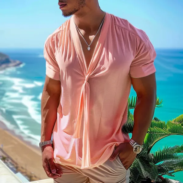 Men's Personalized Elegant Knotted Shirt - Mobivivi.com 