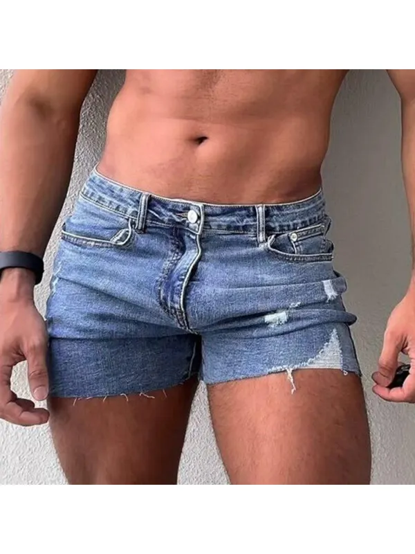 Men's Tight Ripped Shorts - Anrider.com 